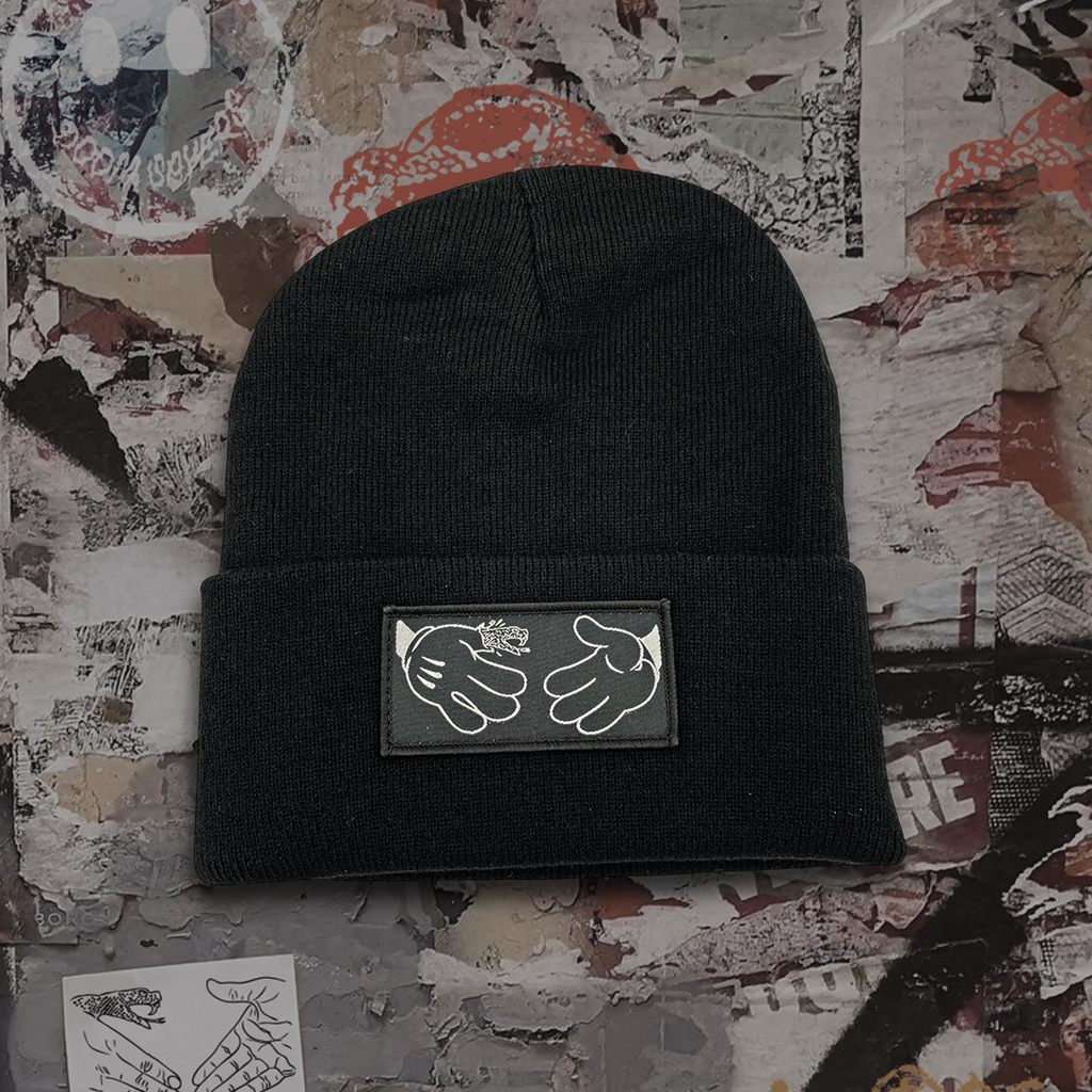TOON SHAKE Embroidered Patch Beanie – Doom Sayers Club