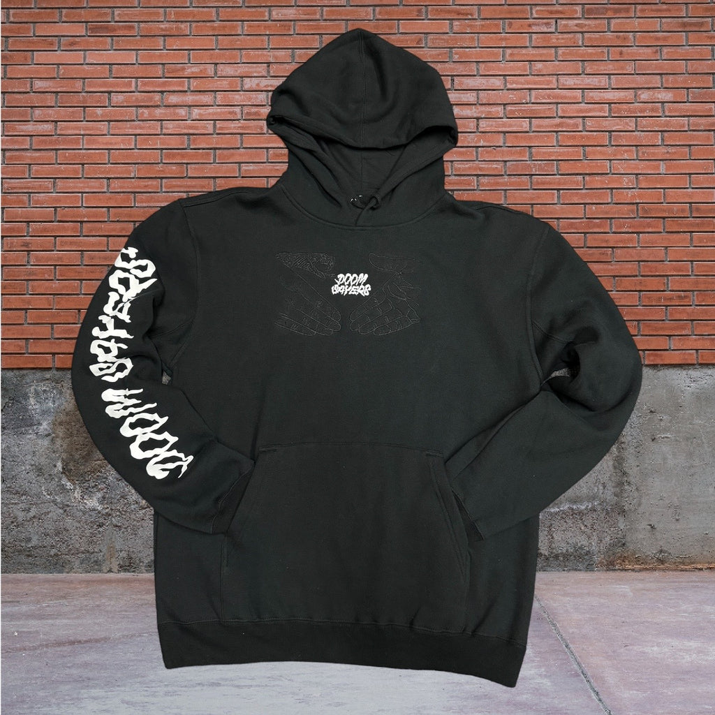 SQUIGGLE Embroidered Hoodie – Doom Sayers Club