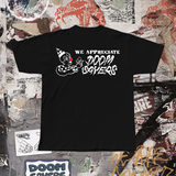 WE APPRECIATE Short Sleeve Shirt / Black