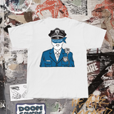 OFFICER DICK Short Sleeve Tee / White