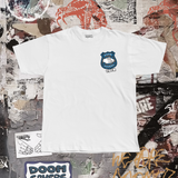 OFFICER DICK Short Sleeve Tee / White