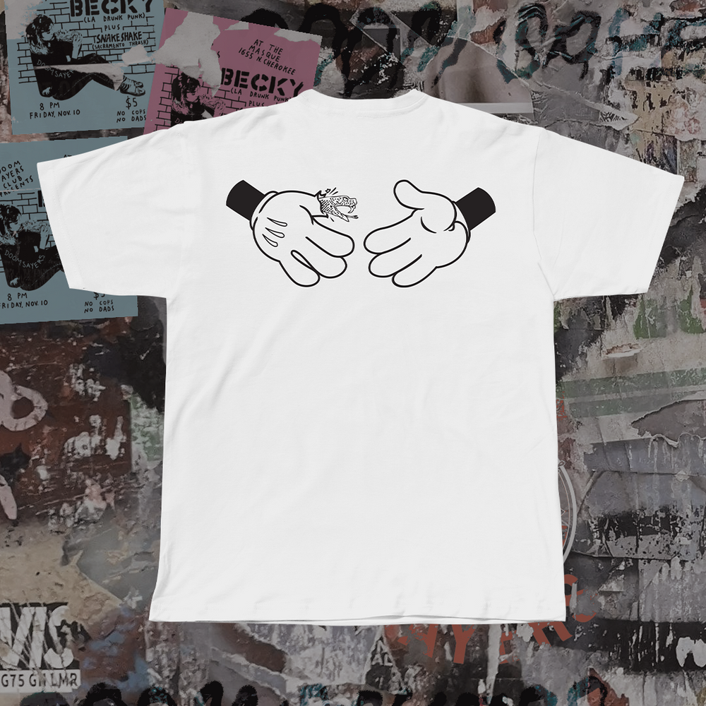 TOON SHAKE Short Sleeve Shirt / White Tee – Doom Sayers Club TOON SHAKE Short Sleeve Shirt / White Tee – Doom Sayers Club